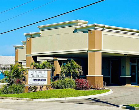 Exterior of Beachside Smiles Pediatric Dentistry office in Satellite Beach